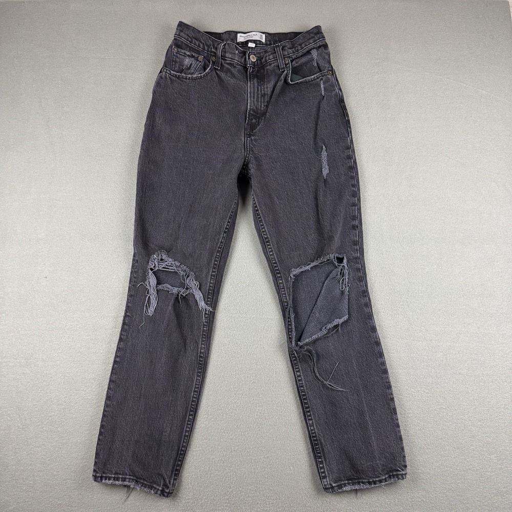 Abercrombie & Fitch Jean Women 26‎ 2Xs Straight Ultra High Rise Curve Love